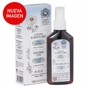 Loción aclarante para cabello castaño-rubio INFANTIL Camomila Intea®. Suave