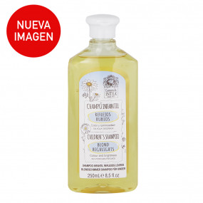 Champú para cabello rubio Camomila Intea® INFANTIL REFLEJOS RUBIOS. Suave