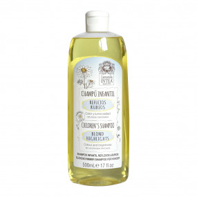 Champú para cabello rubio Camomila Intea® INFANTIL REFLEJOS RUBIOS. Suave. 500 ml